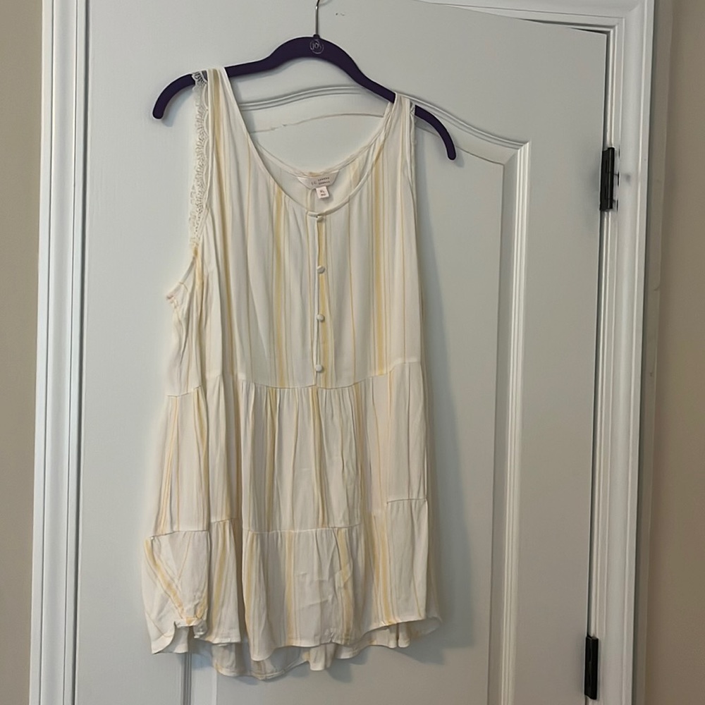 Lauren Conrad sleeveless blouse